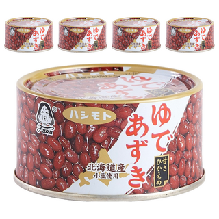 橋本食糧 北海道紅豆罐, 190g, 5罐