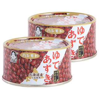 橋本食糧 北海道紅豆罐, 190g, 2罐