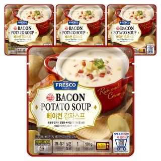 오뚜기 프레스코 베이컨 감자스프, 180g, 4개