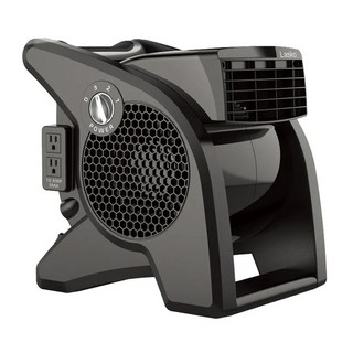 Lasko 樂司科 AirPlus黑武士渦輪循環風扇 U15617TW 三段式風速 多功能雙插座