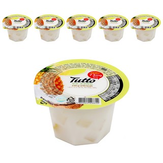 Tutto 椰果鳳梨口味果凍, 230g, 6個