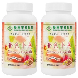 長庚生物科技 金色丰采軟膠囊, 700mg, 90顆, 2盒