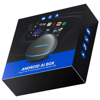 車機安卓盒, 1個, 黑色