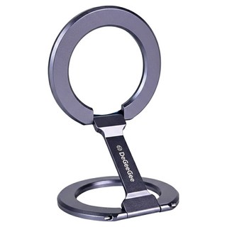 DGG MagSafe 可折疊雙環手機支架 金屬紫 穩固支撐 解放雙手, 1個