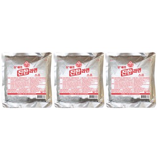 오뚜기 오쉐프 진한라면 스프, 285g, 3개