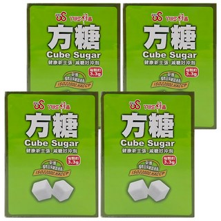 TWS 維生 方糖 Cube Sugar 國際品保驗證通過ISO22000 HACCP, 340g, 4盒