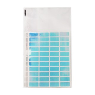 como name 素色迷你姓名貼紙, 顏色隨機, 10個裝, 1套