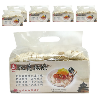 鷹馬牌 松花板條 - Q彈口感、無防腐劑、多樣料理變化, 900g, 6包
