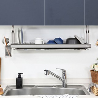 아이넥스 하우즈 알루미늄 부착 싱크선반 800, 1단, 혼합색상, 1개