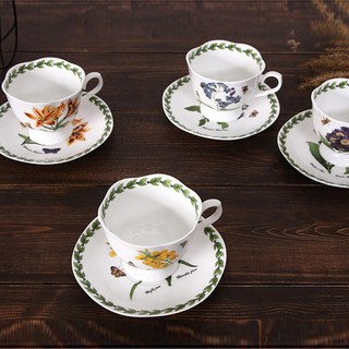 Belluzcasa 野花4人份咖啡杯組, 1套, 白色