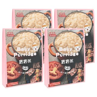Nnutrinini 脆妮妮 寶寶粥 活力滿分番茄牛, 300g, 4盒