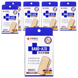 利聯醫技 防水舒適繃 膚色, 16片, 6盒