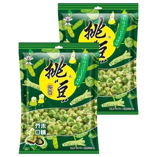 旺旺 挑豆 豌豆芥末口味, 2包, 220g