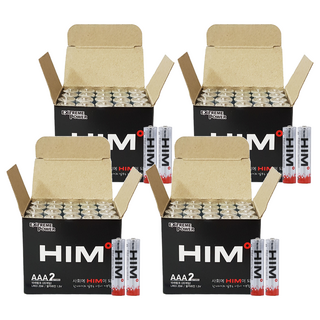 HIM 鹼性AAA電池 量販包, 20入, 4個