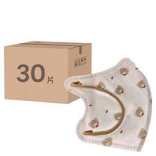 明基健康生活 幸福物語 究極3D成人醫用口罩, 奶茶熊, 3包