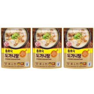 Ottogi 不倒翁 牛膝骨湯調理包, 500g, 3包