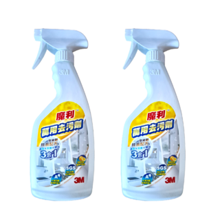3M 魔利 萬用去污劑 廚房清潔劑 柑橘清香, 500ml, 2瓶