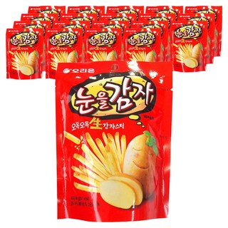 오리온 눈을감자 스낵, 56g, 20개