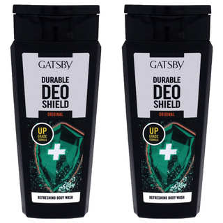 GATSBY 男性勁爽能量沐浴露, 250ml, 2瓶