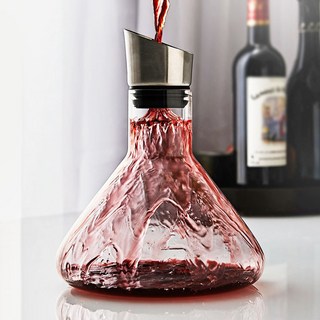 週三休假 水晶瀑布葡萄酒醒酒器, 1個, 1.5L