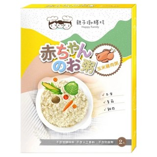 Happy Family 親子御膳坊 玉米雞肉寶寶粥 2包, 150g, 1盒