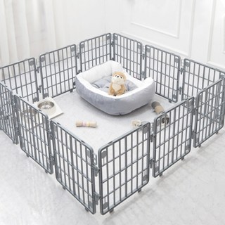 펫스토리 포그니 반려동물 울타리 12p, 무드그레이, 1세트