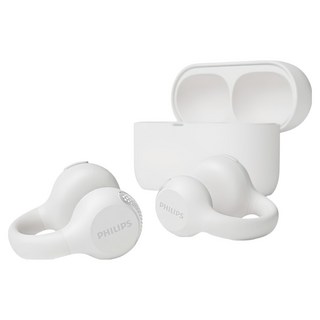 PHILIPS 飛利浦 耳夾式真無線藍牙耳機, TAQ2000, 白色