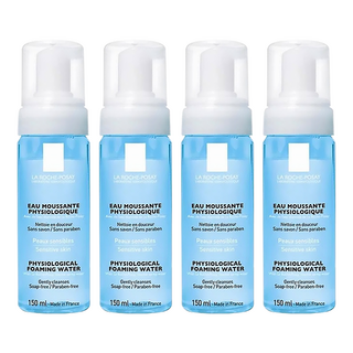 LA ROCHE POSAY 理膚寶水 舒緩保濕高效潔顏慕斯, 150ml, 4瓶