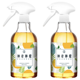 SOAPBERRY 古寶無患子 神奇檸檬泡沫水垢清潔劑 無添加 純淨品質 高規格品管, 500g, 2瓶