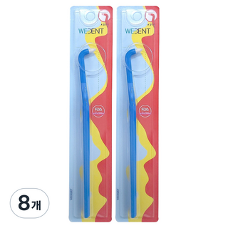 WEDENT 威登 單束毛牙刷 一般刷毛 藍色, 1入, 8個