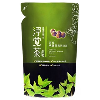 TEAPOWER 茶寶 淨覺茶 茶籽蔬果碗盤洗潔液 補充包, 去油汙除異味, 無茶籽渣不傷碗盤, 700ml, 1包