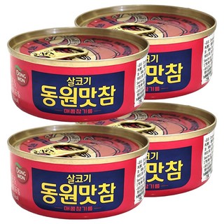 Dongwon 東遠 Homefood 芝麻油鮪魚罐頭 辣味, 90g, 4罐