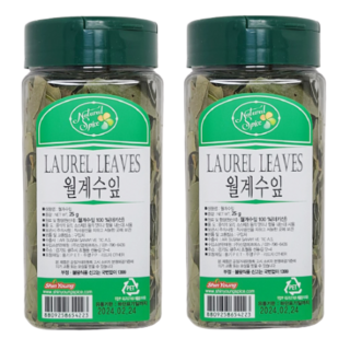 내츄럴스파이스 라우엘 리브즈 월계수잎, 25g, 2개