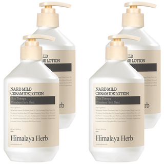 NARD 溫和神經酰胺身體乳 EWG成分 弱酸性 緊緻肌膚保濕屏障 深層保濕感, 500ml, 4瓶