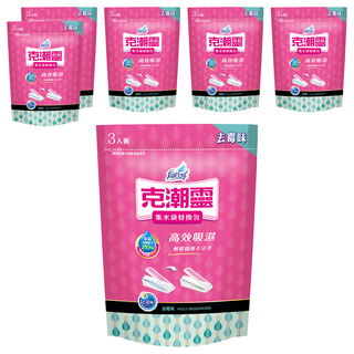 farcent 花仙子 克潮靈 集水袋 替換包 去霉味 3入, 540g, 6袋