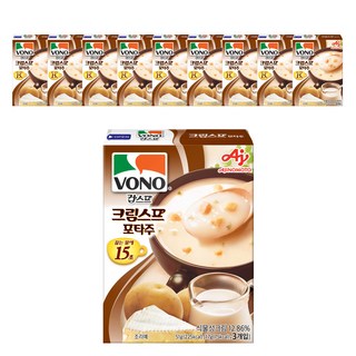 AJINOMOTO 味之素 VONO 即食沖泡奶油濃湯, 51g, 10盒