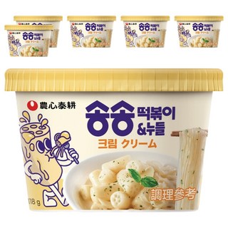 TAEKYUNG 泰耕 洞洞炒年糕冬粉 白醬味, 6入, 118g