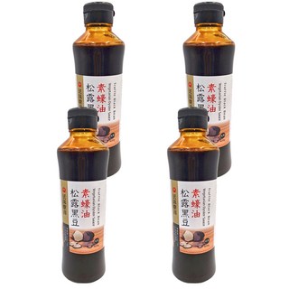 萬家香 玩味廚房 松露黑豆素蠔油 420g 玻璃瓶裝, 4瓶
