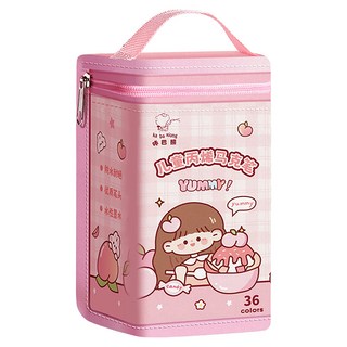 咔巴熊 彩色丙烯馬克筆套裝 桃桃茶話會, 36色, 1組