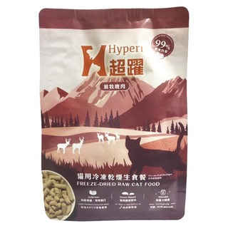 Hyperr 超躍 全齡貓 冷凍乾燥貓生食餐, 60g, 1個, 鹿肉