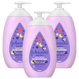 Johnson's 嬌生 嬰兒甜夢潤膚乳 500ml 親膚配方 專為敏感肌膚設計, 3瓶