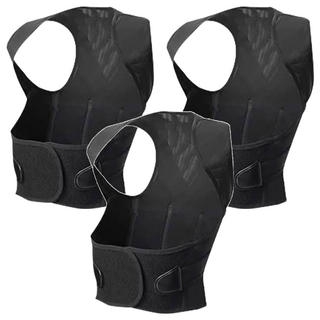 bebehome 可調節防駝姿勢訓練帶 黑色 L 3個 輕薄透氣