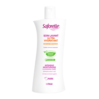 Saforelle 絲膚潔 私密沐浴露保濕加強型2in1 蘆薈保濕強化 適合乾燥肌膚 法國原裝進口, 100ml, 1瓶