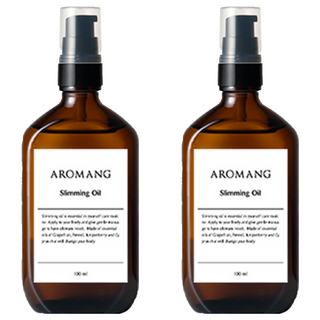 AROMANG 身體按摩精油 100ml 清爽保濕 植物萃取 無礦物油, 2瓶