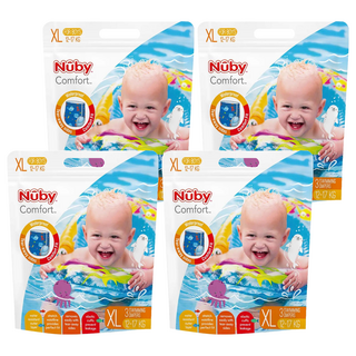 Nuby 游泳尿布 男款 體重12~17kg兒童適用, XL, 12片