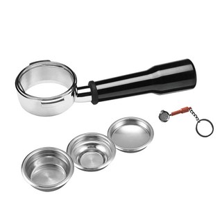 KALDIN Crema 無底 E61通用 58mm 沖煮手把 + 濾杯, 1套, 黑色