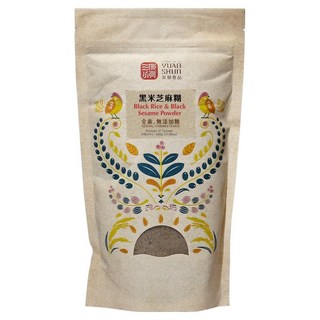 源順食品 黑米芝麻糊 全素 無添加糖 500g 台灣製造, 1包