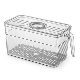 BELLOVIE Dial 冰箱收納整理盒, 灰色, 1個