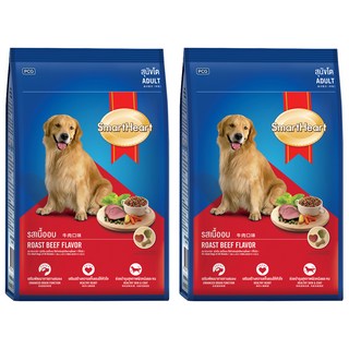 SmartHeart 慧心 成犬配方乾糧 牛肉口味, 3kg, 2袋