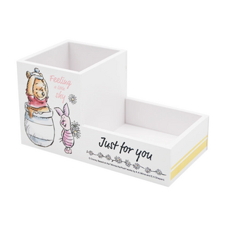 收納王妃 兩格浴室收納盒 WP1095 18 x 9.2 x 9.5cm, 1個, 維尼小豬